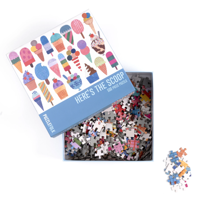 Here's The Scoop 500 Piece Ice Cream Puzzle - Ana Patricia Boutique