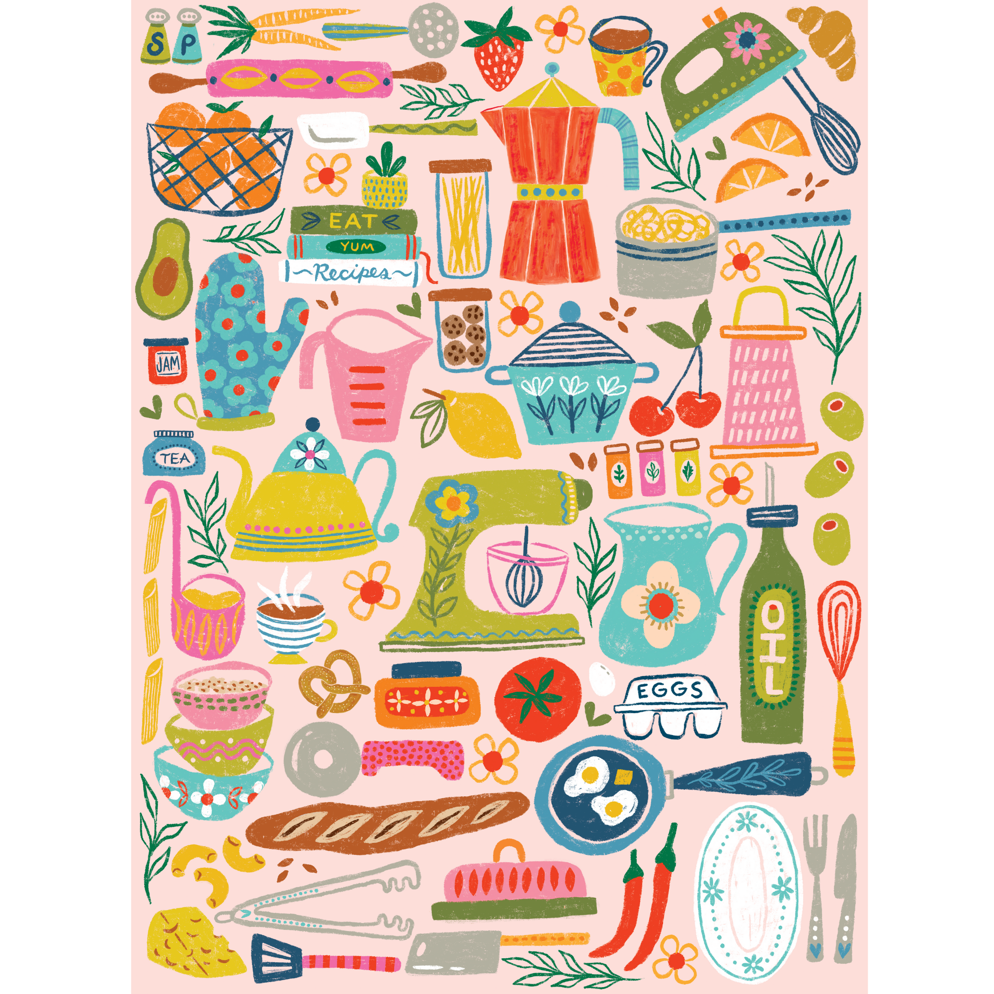 Culinary Chaos 1000 Piece Baking Cooking and Kitchen Puzzle - Ana Patricia Boutique