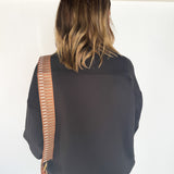 Scuba Half Zip Pullover- Black