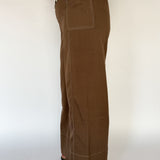 Wide Leg Pants-Brown - Ana Patricia Boutique
