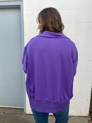 The Britt Pullover- Purple