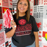 Nebraska Tee- Black
