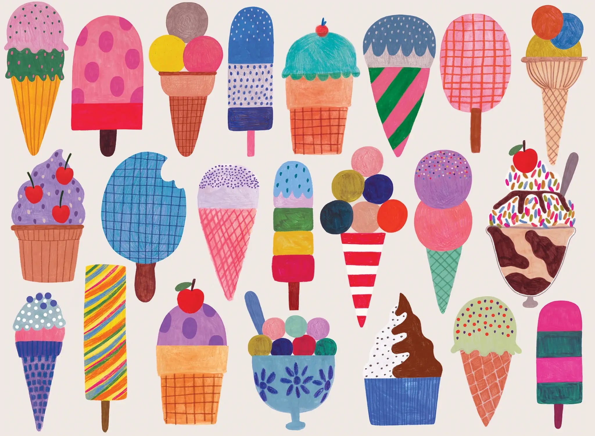 Here's The Scoop 500 Piece Ice Cream Puzzle - Ana Patricia Boutique