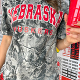 Huskers Camo Tee: Black/White - Ana Patricia Boutique