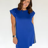 Align Track Dress- Blue
