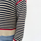 Navy Stripe Sweater