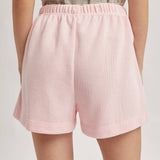 Soft Touch Knit Shorts -Ballet Pink