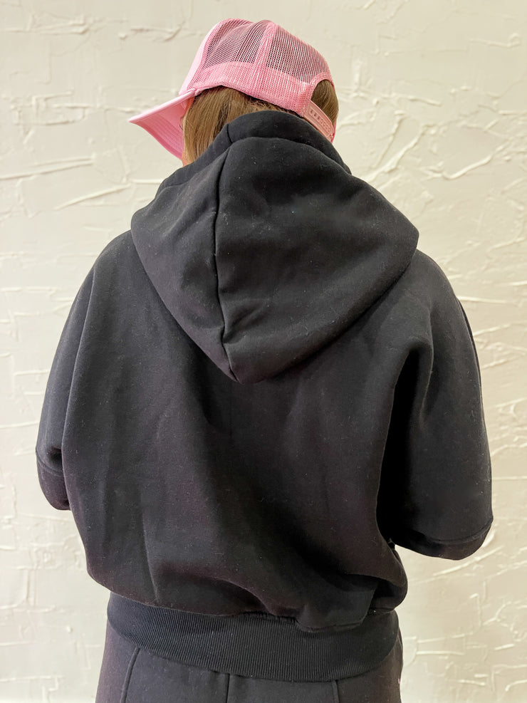 The Lulu Hoodie- Black