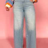 High Rise Slouchy Wide Leg Jeans