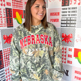 Huskers Camoflauge Sweatshirt