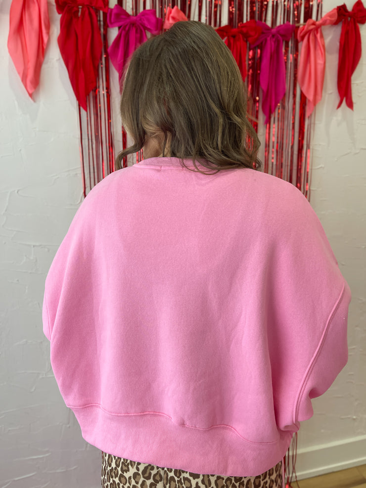 Snuggly Soft Pullover- Hot Pink