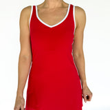 Active Skortsie Dress- Red