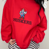 Herbie Huskers Embroidered Mockneck
