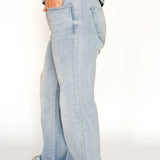 Tummy Control Mid Rise Wide Leg Jeans - Ana Patricia Boutique