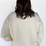 Mallard Duck Knit Sweater- Ivory