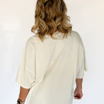 Mineral Wash Oversized Tee-Off White - Ana Patricia Boutique