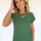 The Ivy Basic Tee- Green