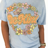 Be Kind Graphic Tee- Blue - Ana Patricia Boutique