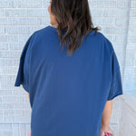 Stars & Stripes Patchwork Top- Blue - Ana Patricia Boutique