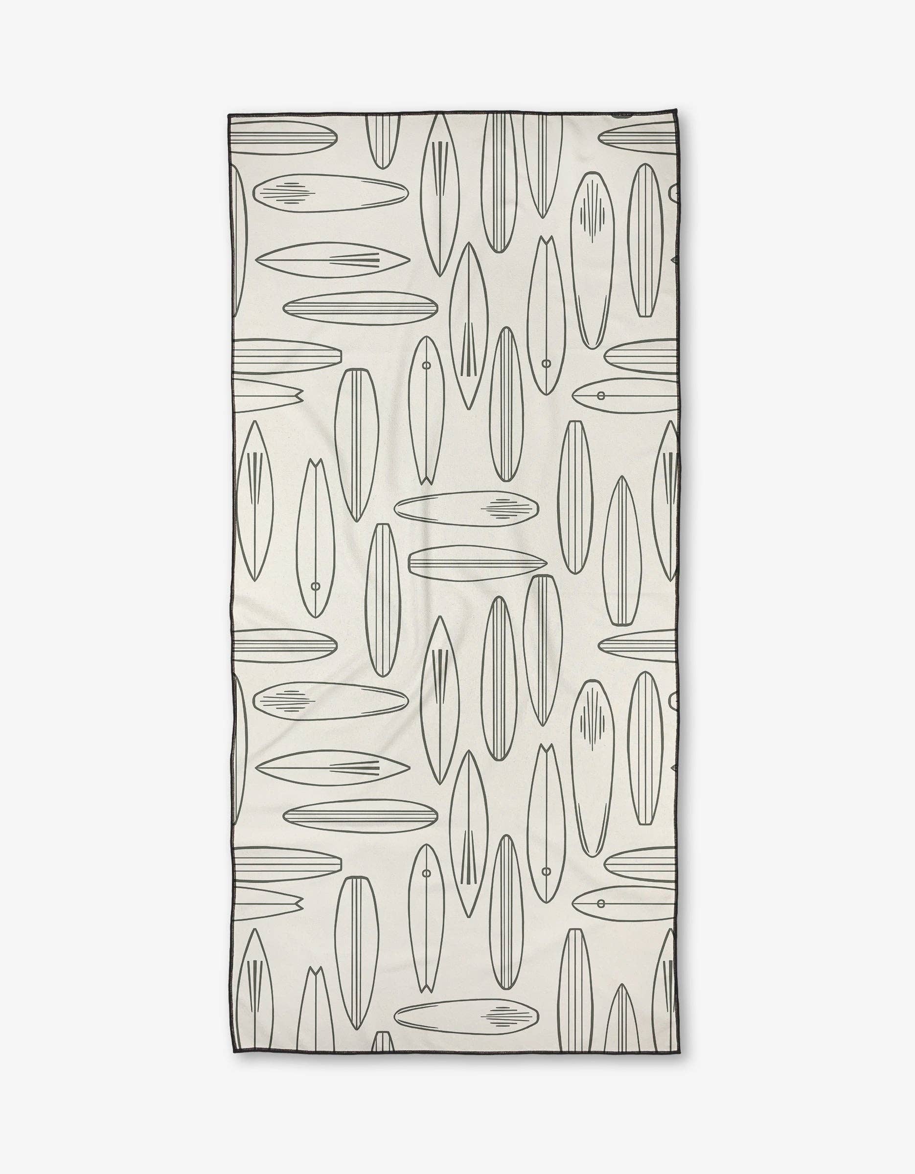 Cream Summer Surfing Beach Towel - Ana Patricia Boutique