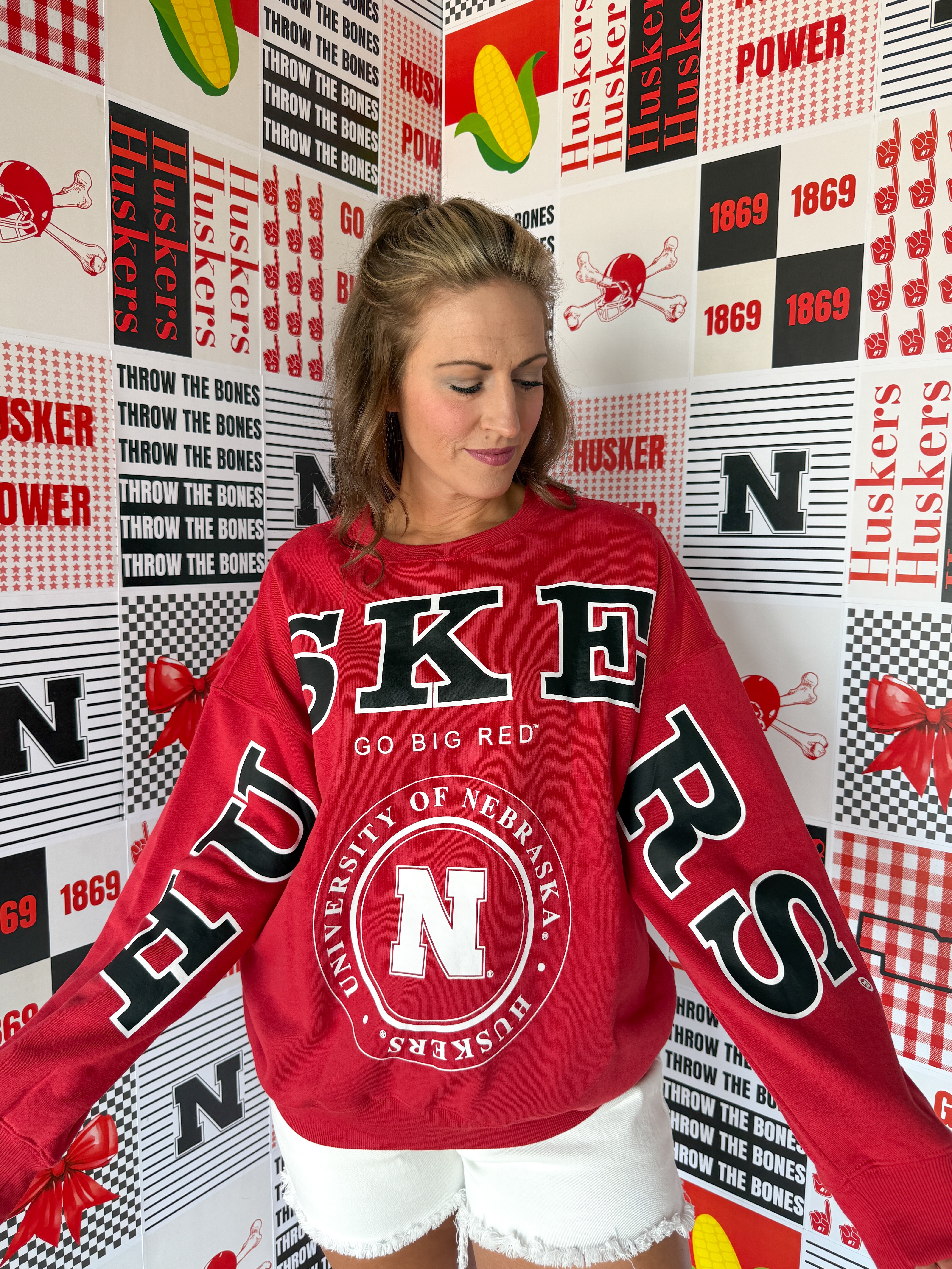 Nebraska Philly Split Crew - Ana Patricia Boutique