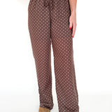 Polka Dot Pants- Brown