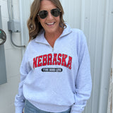Nebraska The Good Life Quarter Zip