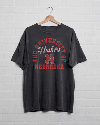 The University of Nebraska Tee- Charcoal - Ana Patricia Boutique