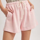 Soft Touch Knit Shorts -Ballet Pink