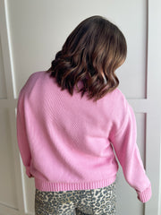 The Glenda Sweater- Pink