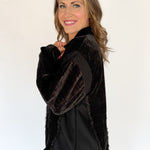 Button Down Jacket- Black - Ana Patricia Boutique