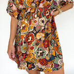 Kimono Sleeve Floral Dress - Ana Patricia Boutique
