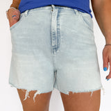 Comfort Denim Short- Light Wash