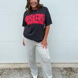 Nebraska Huskers Puff Ink Smoke