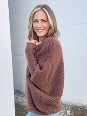 The Dani Sweater- Brown