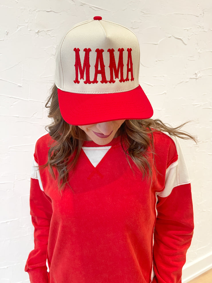 MAMA Trucker Hat- Red