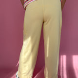 Mineral Wash Cargo Pant- Yellow