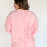 Double Ribbed Pullover- Pink - Ana Patricia Boutique