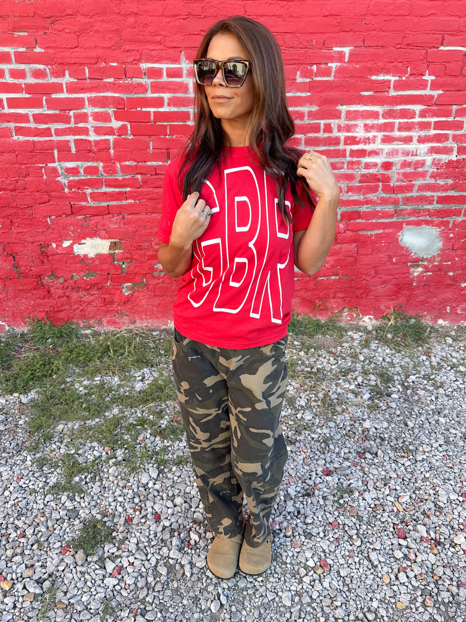 GBR Tee- Red - Ana Patricia Boutique