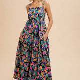 Bright Floral Print Maxi Dress - Ana Patricia Boutique