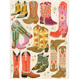 Boot Scootin' Boogie! 1000 Piece Western Cowboy Boot Puzzle - Ana Patricia Boutique