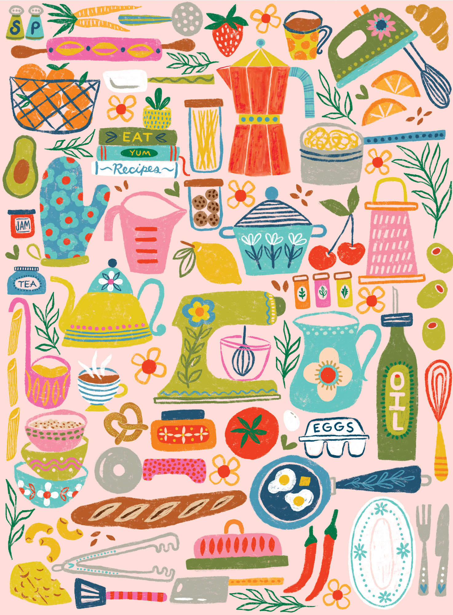 Culinary Chaos 1000 Piece Baking Cooking and Kitchen Puzzle - Ana Patricia Boutique