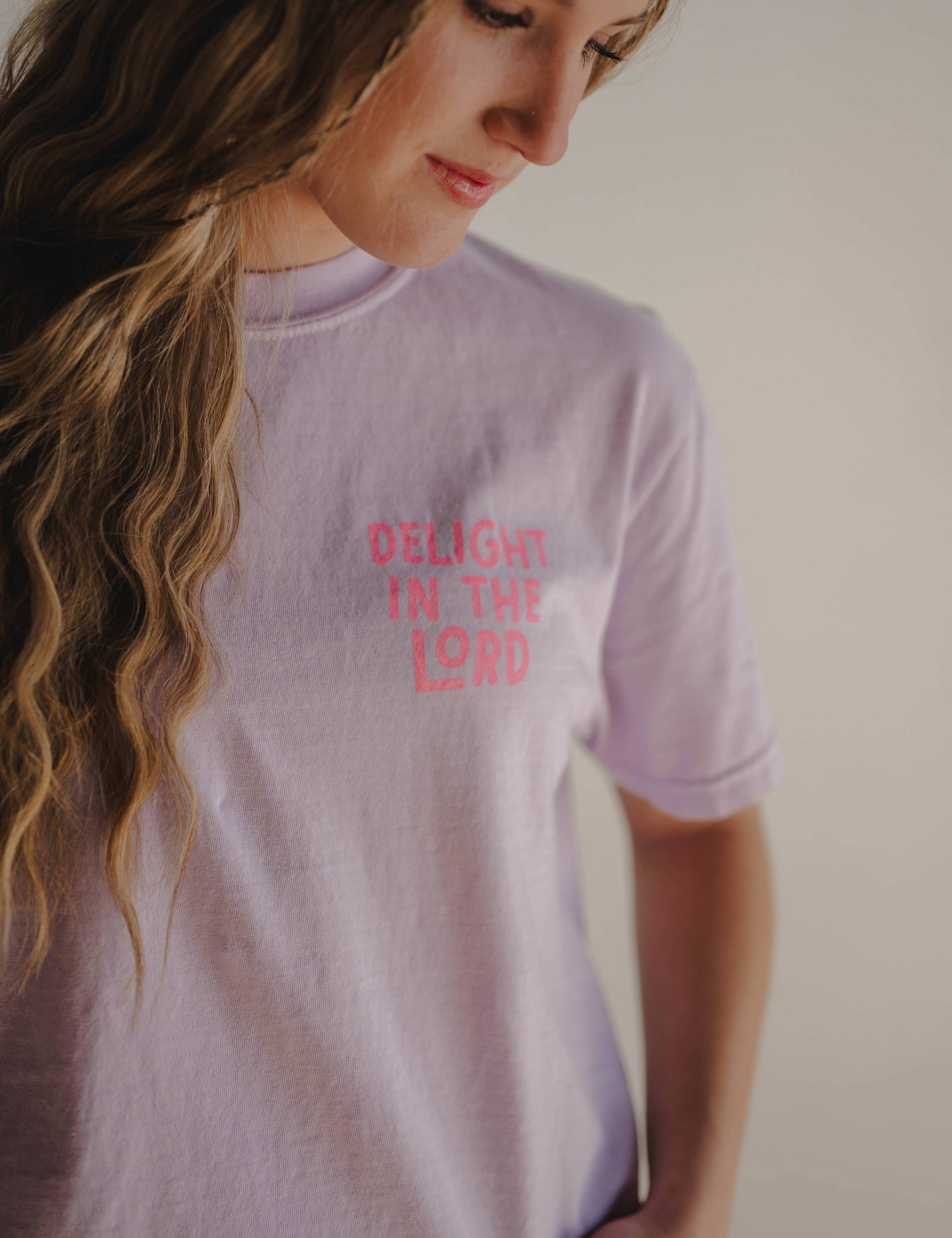 Delight In The Lord Tee - Ana Patricia Boutique