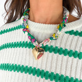 Scarf Necklace- Green