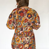 Kimono Sleeve Floral Dress - Ana Patricia Boutique