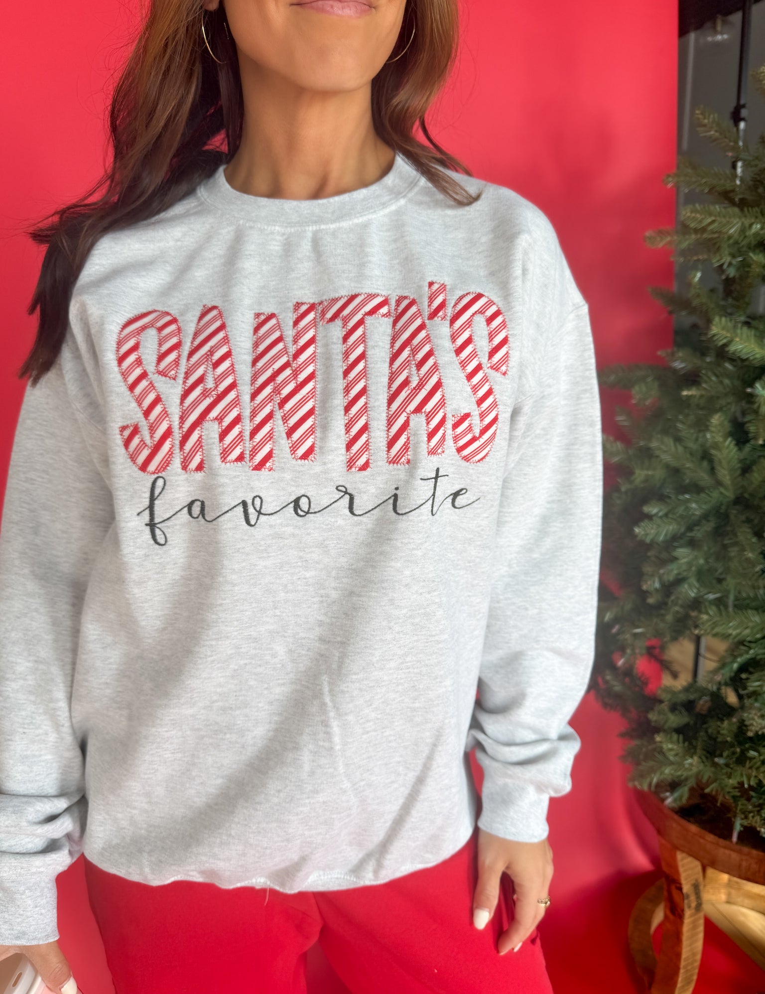 Santa's Favorite Crewneck - Ana Patricia Boutique