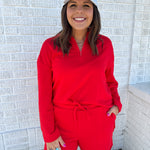 Raw Edge Set- Red - Ana Patricia Boutique