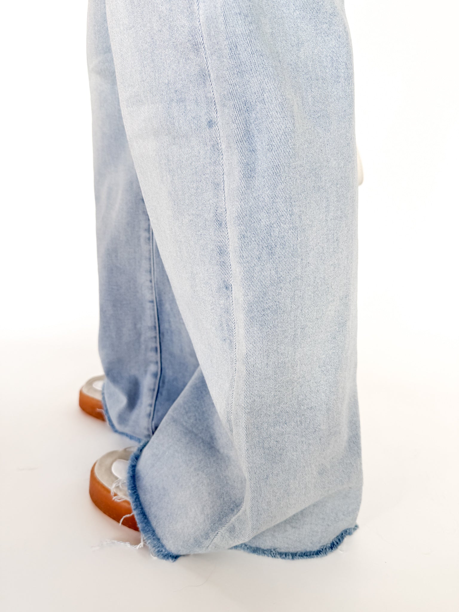 Tummy Control Mid Rise Wide Leg Jeans - Ana Patricia Boutique