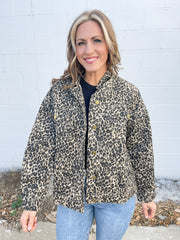 The Leopard Denim Jacket