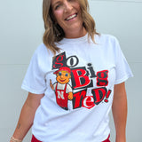 Go Big Red Herbie Tee- White